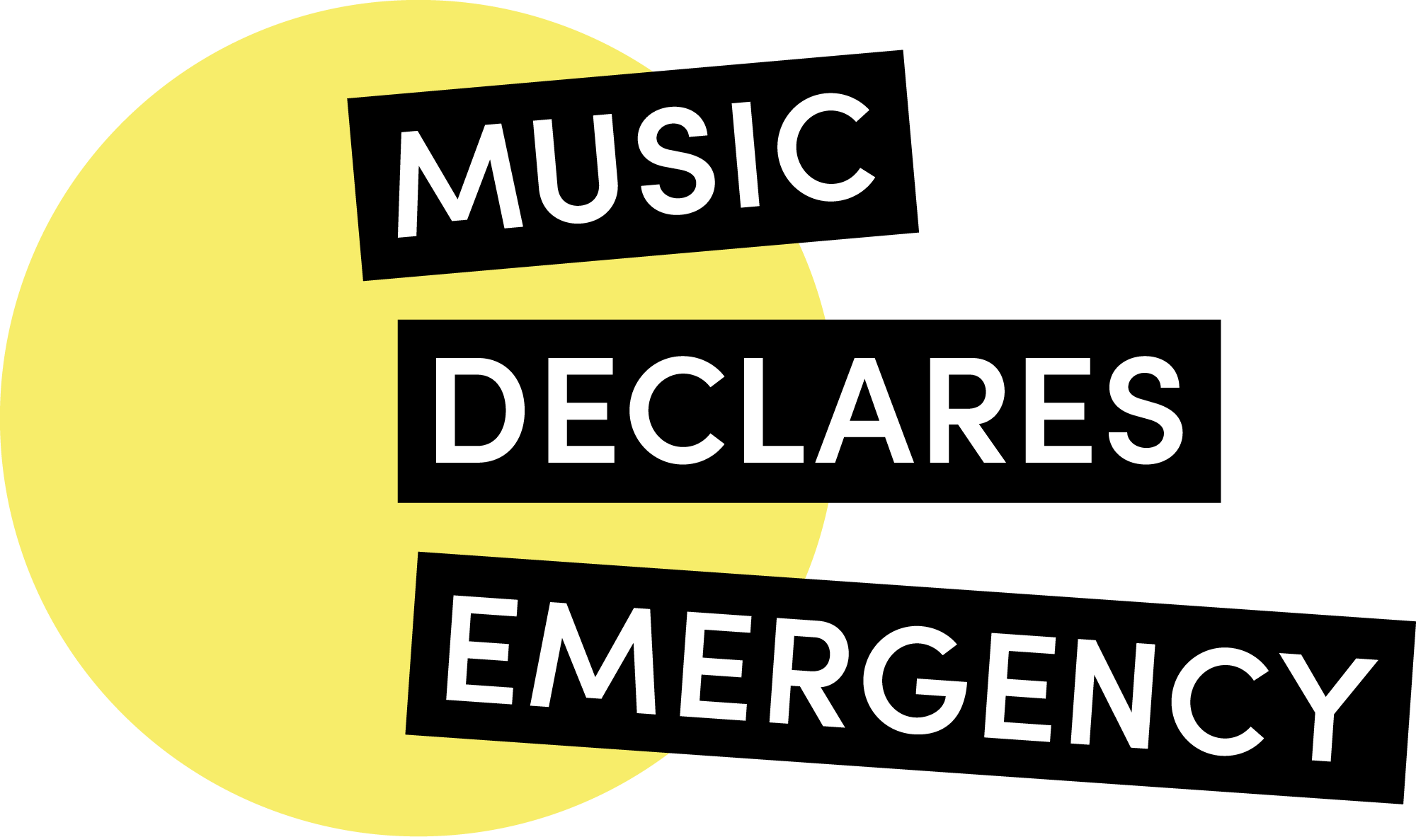 Music Declares Emergency Logo